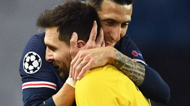 messi, di maria y maxi rodriguez, asi en la cancha como en los negocios