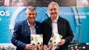 Turismo: Jorge Satto (Emturer) y Luis Derudder (Flecha Bus), renovaron un convenio de colaboración.