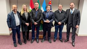 Javier Milei con Jair Bolsonaro. Javier Milei con Jair Bolsonaro.