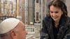 Diana Mondino con el papa Francisco