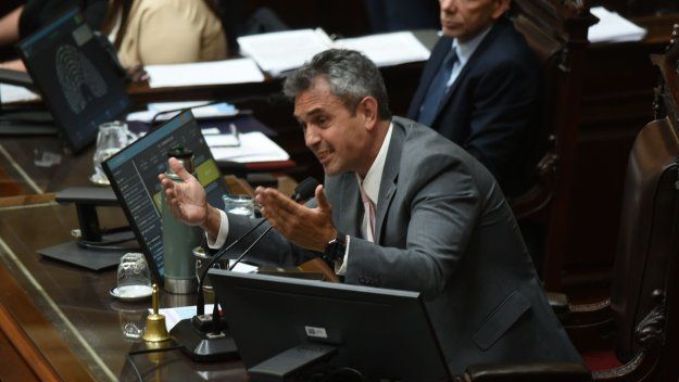Martín Menem, jefe de La Libertad Avanza en Diputados.&nbsp;