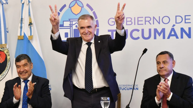 Osvaldo Jaldo, gobernador de Tucumán.