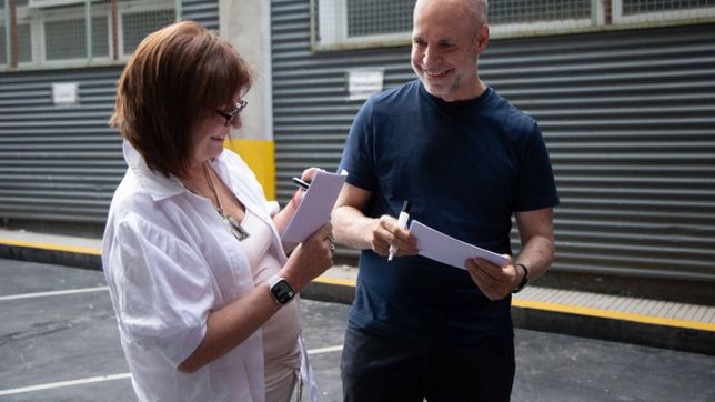 larreta se mostro con bullrich para seguir regando la unidad amarilla