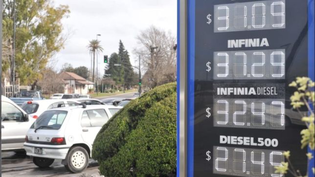 el litro de nafta premium perforo el precio del super dolar de la corrida