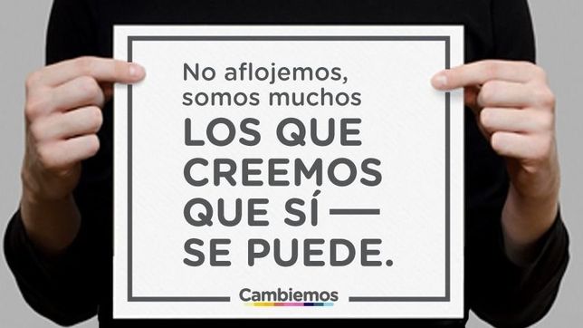 que no decaiga: el gobierno retomo la epica del cambio para salvar la zanahoria