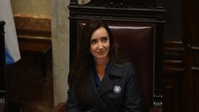 Victoria Villarruel, presidenta del Senado. 