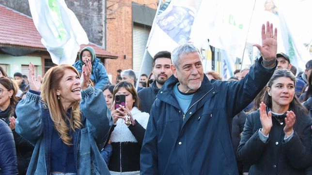 Jorge Ferraresi en el cierre de Avellaneda. 