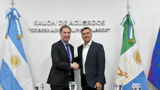 Diego Santilli con Leandro Zdero.