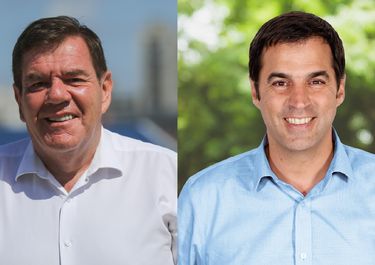 Guillermo Montenegro y Ramón Lanús.