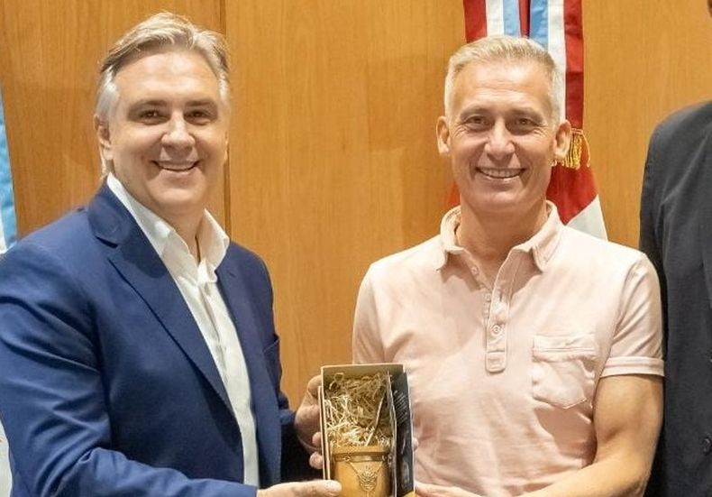 Tiempos en que Martín Llaryora y Esteban Avilés convivían en la gestión del gobierno de Juan Schiaretti.