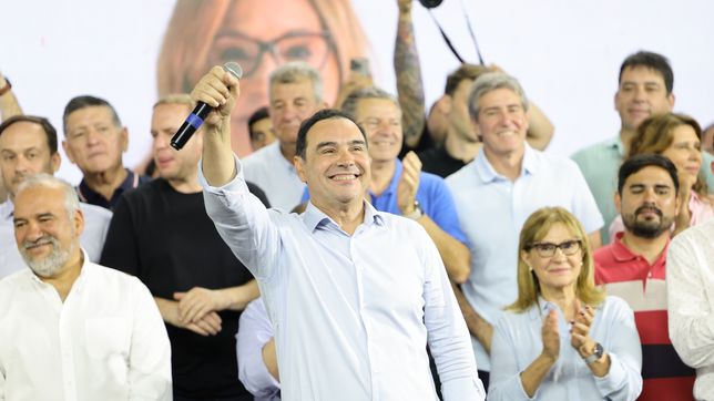 Gustavo Valdés ante su última elección como gobernador. 