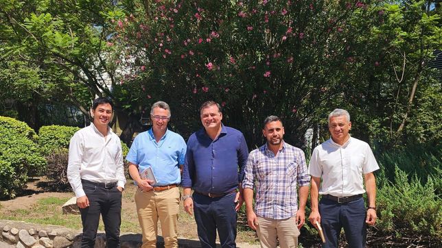 Darío Capitani y Pablo Cornet, reunión de gestión y política.&nbsp;