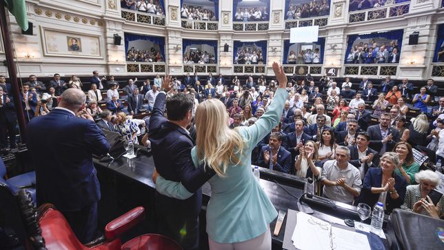 Axel Kicillof habló durante dos horas y media ante la Legislatura.&nbsp;