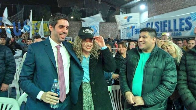 Eugenio Casielles con Lourdes Arrieta. 