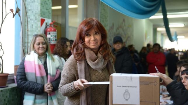 cristina: ?con mucha esperanza vote hoy en rio gallegos?