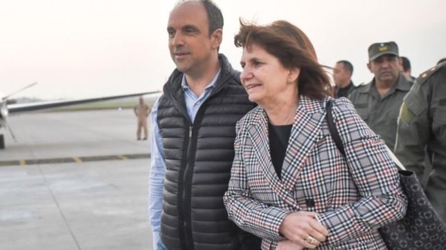 bullrich, fervorosa con pichetto: estamos contentos, estamos ampliandonos