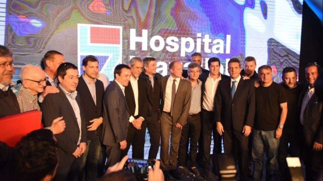 maximo, insaurralde, massa y daer hicieron alarde de unidad en lomas