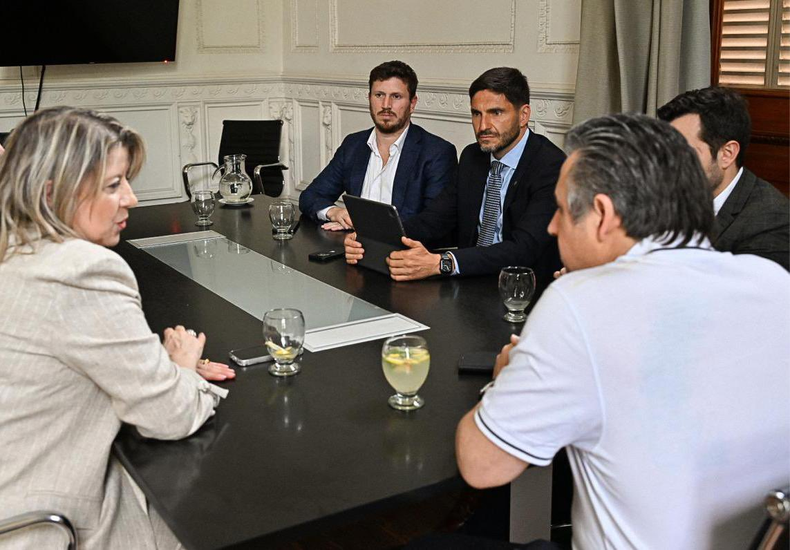 Federico Angelini mantiene buena sintonía con el gobernador de Santa Fe, Maximiliano Pullaro, desde hace tiempo.
