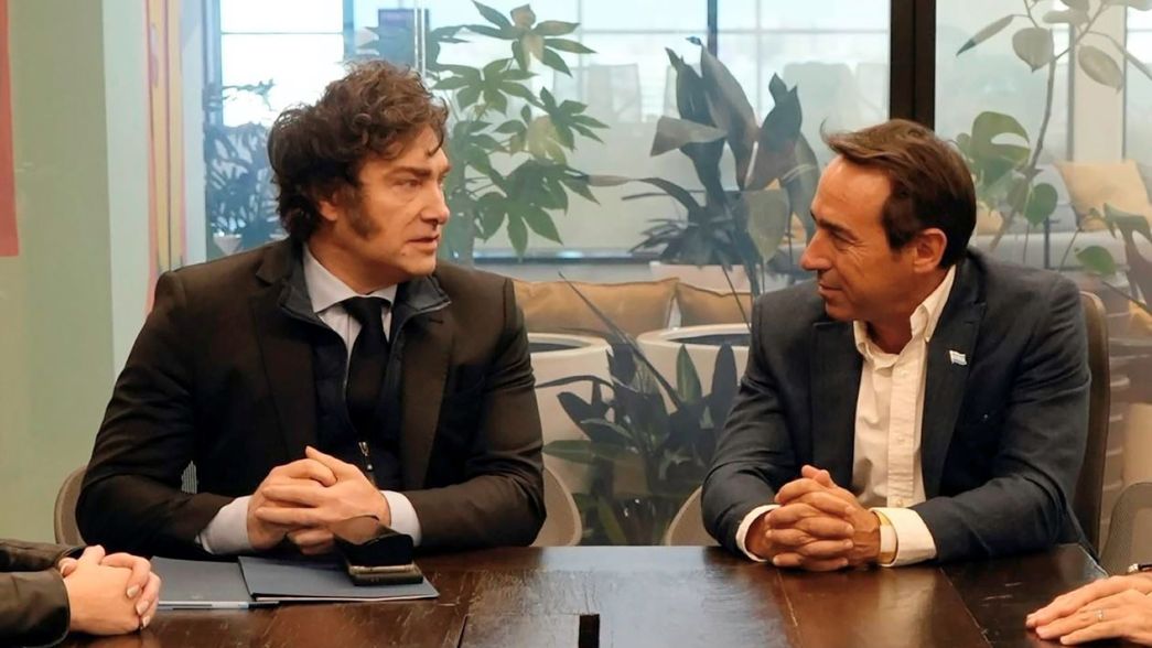 Javier Milei y Marcos Galperin