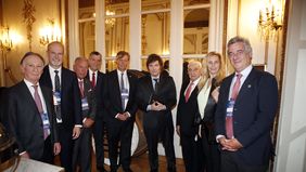 Javier Milei con el Círculo Rojo