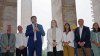 El gobernador Maximiliano Pullaro y la cúpula de Unidos en el Monumento a la Bandera, minutos después de conocida la tragedia. El gobernador Maximiliano Pullaro y la cúpula de Unidos en el Monumento a la Bandera, minutos después de conocida la tragedia.