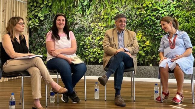 halcones unidos: la foto acuna-macri tras el lanzamiento de quiros