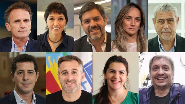 Katopodis, Mendoza, Bianco, Galmarini, Ferraresi, De Pedro, Achaval, Fernández y Kirchner.