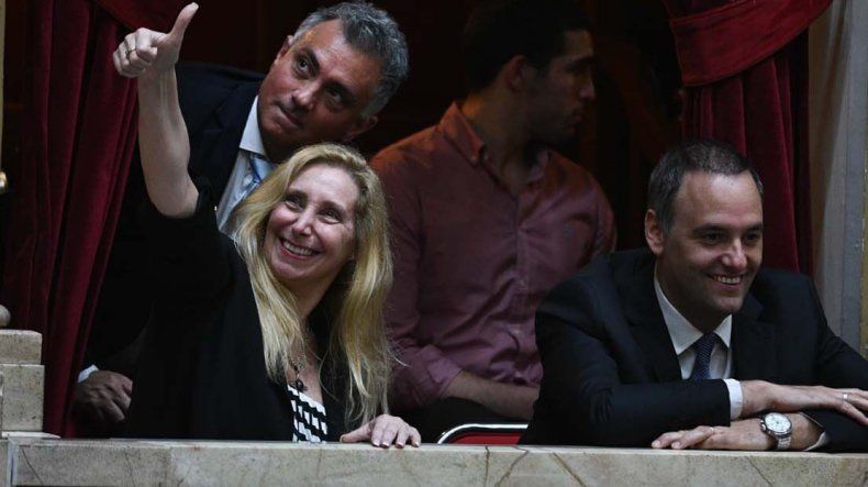 Karina Milei y Manuel Adorni.