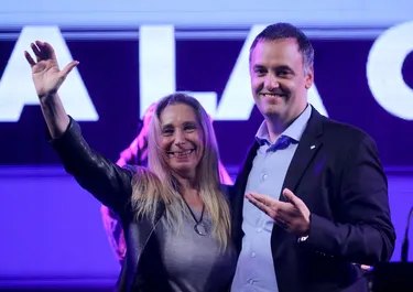 Karina Milei y Manuel Adorni.&nbsp;