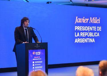 El presidente Javier Milei expone sus ideas ante el empresariado