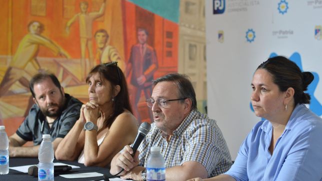 José Ottavis, Teresa García, Máximo Rodríguez y Ana Almirón comandaron la normalización del PJ Corrientes.