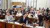 Bloque se senadores del peronismo de Entre Ríos en el recinto. Foto de archivo.