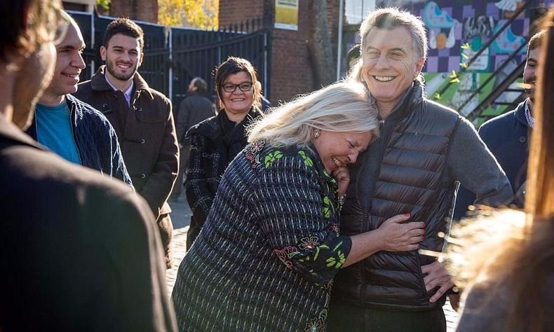 Macri y Carrió Macri y Carrió