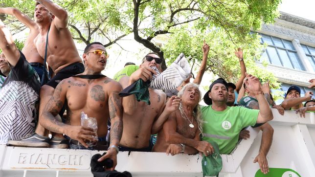 Marcha de la CGT contra las reformas de Milei (Foto: Nicolás Guillones)