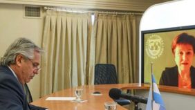 Fernández no habló aún con Cristina, pero sí con Kristalina