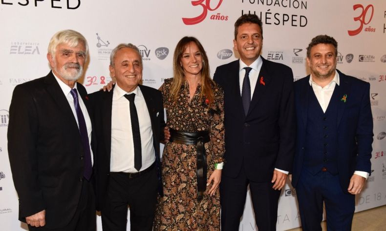 Sergio Massa Malena Galmarini Fundacion Huesped