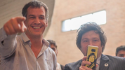 Agustín Spaccesi y Javier Milei