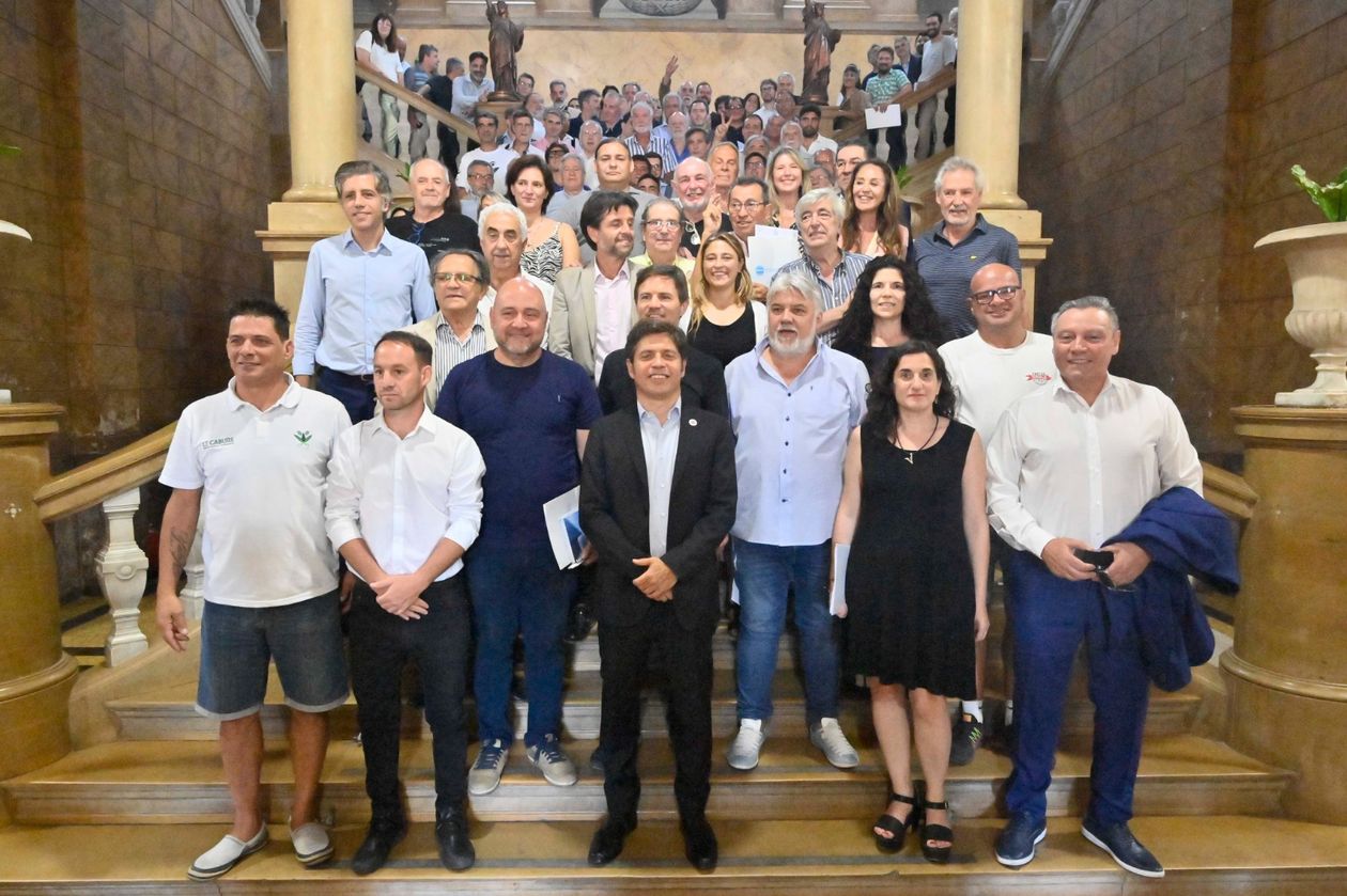Axel Kicillof, con el empresariado pyme.
