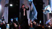 La precandidata de Juntos por el Cambio para la presidencia, Patricia Bullrich, pasó por Rosario antes de las PASO