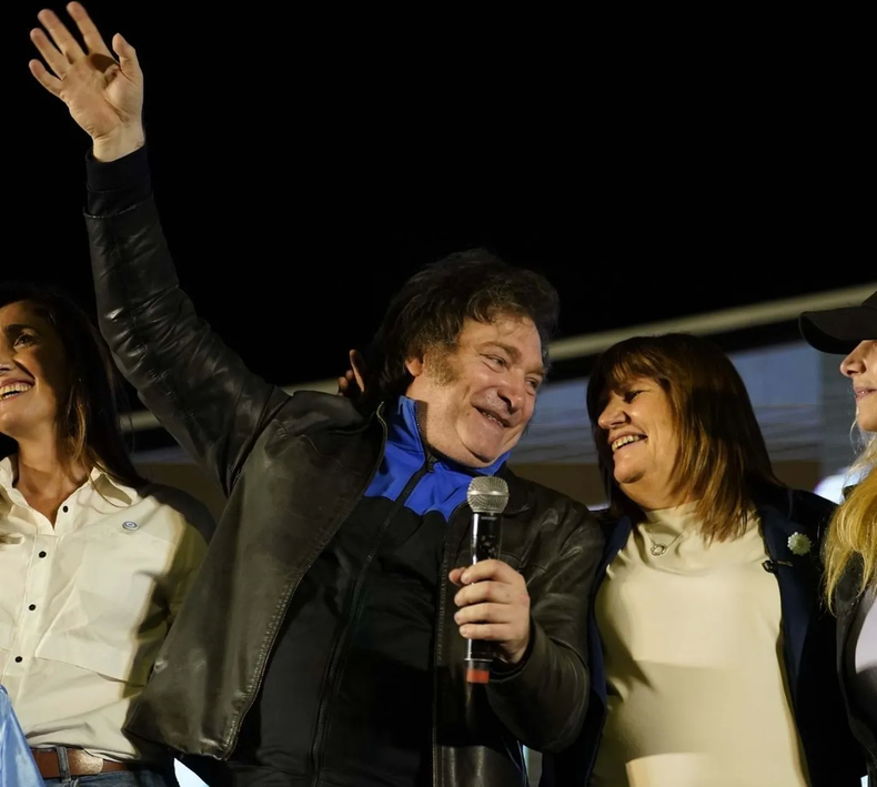 Javier Milei y Patricia Bullrich.