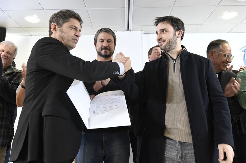 Axel Kicillof e Ignacio Torres, más que una foto