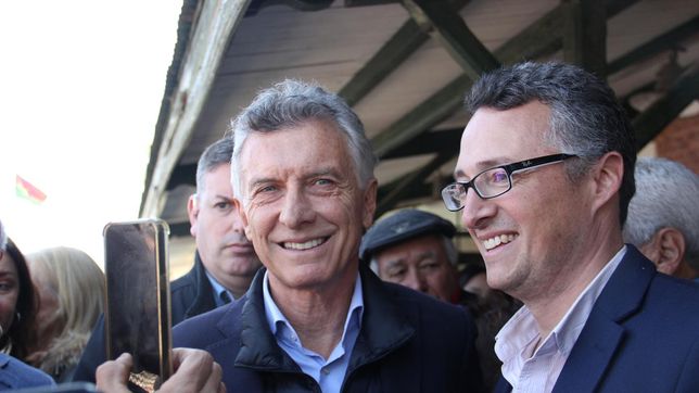 Mauricio Macri y Pablo Cornet, intendente de Villa Allende