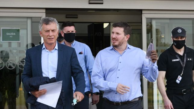 Mauricio Macri y Federico Angelini