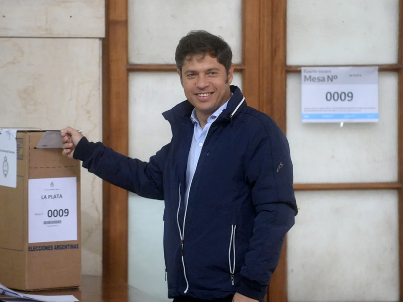 Votó Axel Kicillof