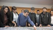 Axel Kicillof sumó una foto con Grabois a su álbum federal.