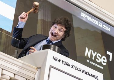 Javier Milei, en Nueva York: inversores, allá vamos.