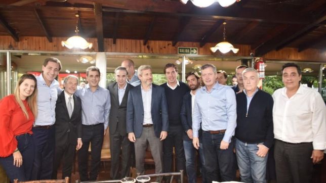 marcha y todo: peronismo explicito en la cumbre de pichetto con companeros pro