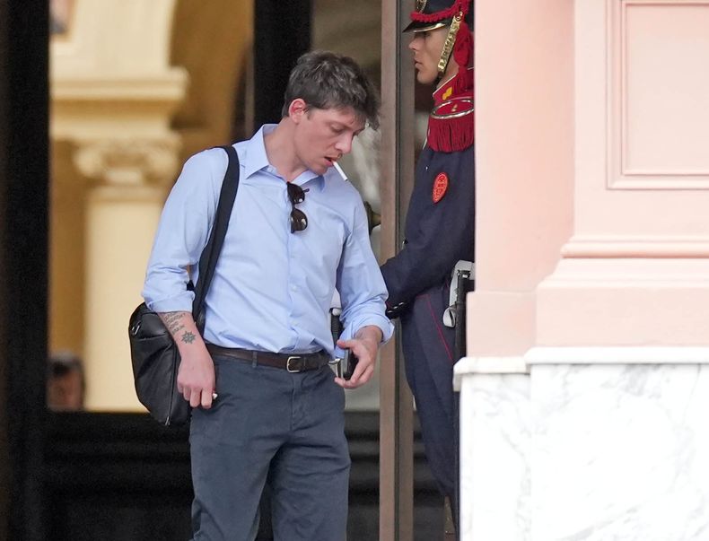 Santiago Caputo, asesor presidencial.&nbsp;