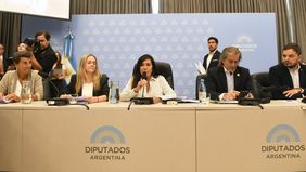 Laura Rodríguez Machado (LLA), a cargo del plenario que dictaminó el régimen penal juvenil del Gobierno.&nbsp;&nbsp;