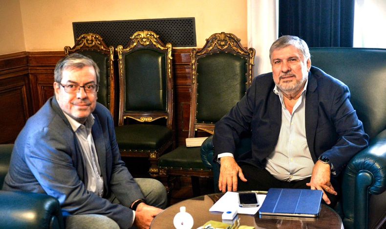 Germán Martínez y José Mayans, jefes del peronismo en el Congreso.&nbsp;